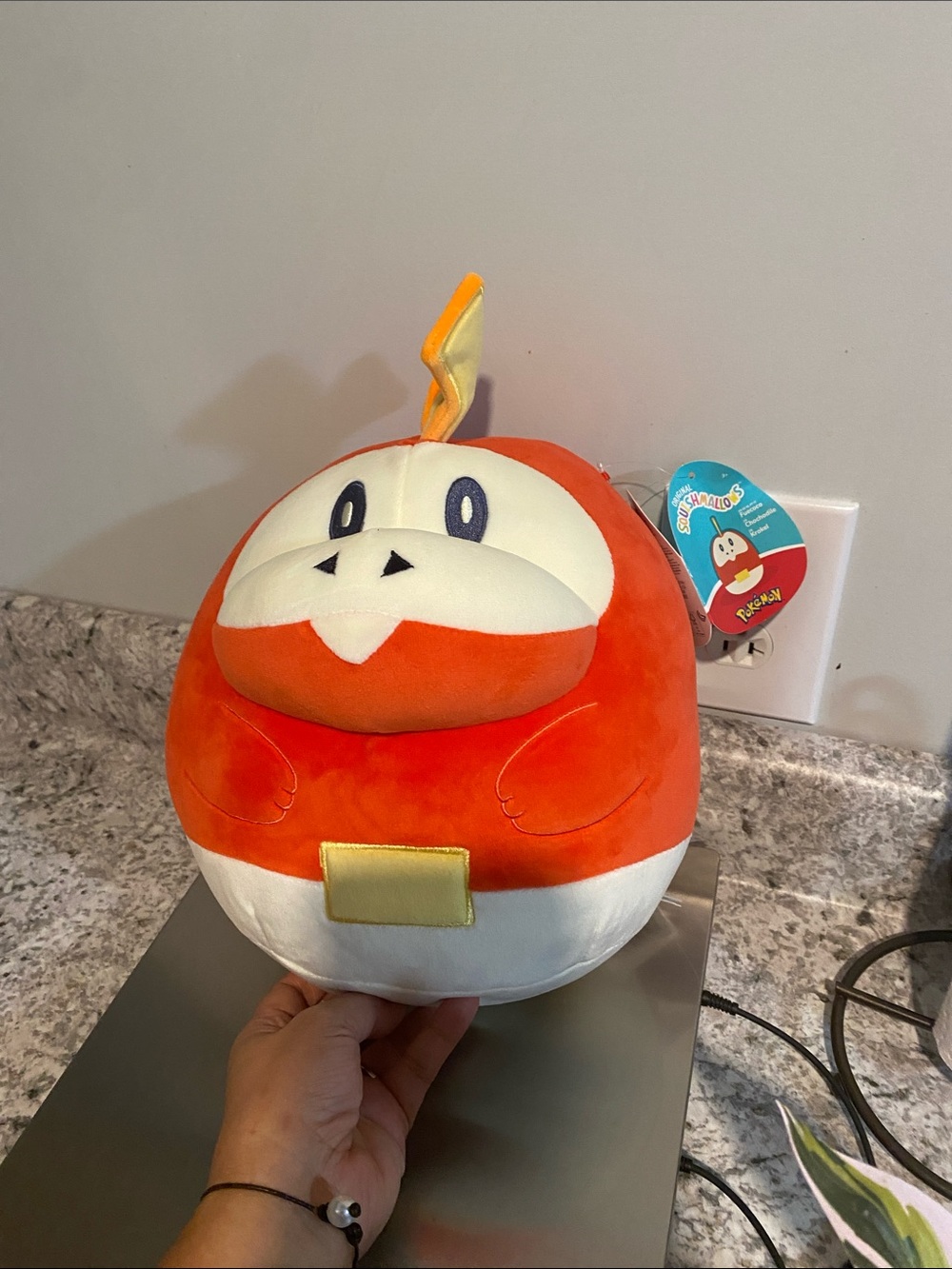 Squishmallows Pokémon Krokel and White Character Plush NWT